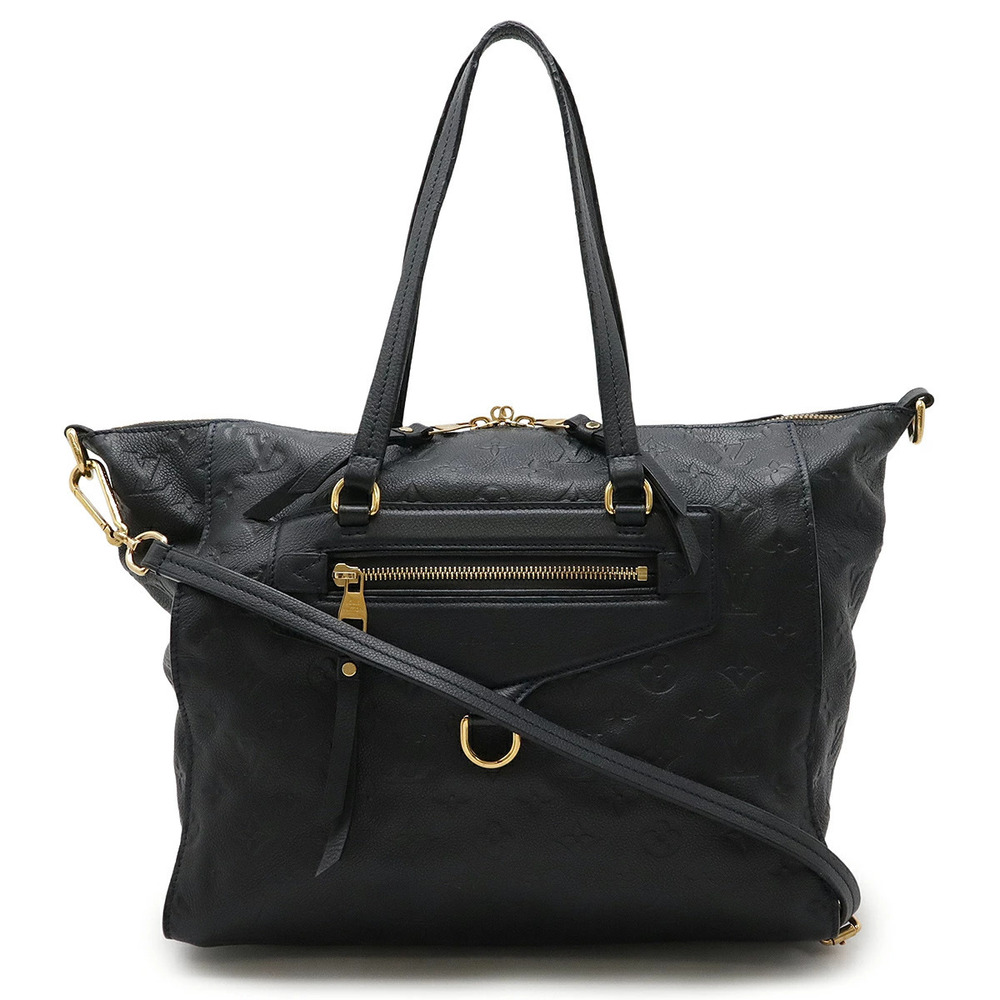LOUIS VUITTON Empreinte Lumineuse Tote Bag Leather Infini Black